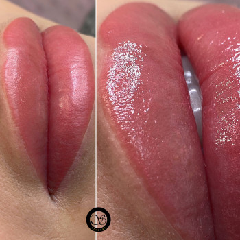 Перманент губ в акварельной технике
                    Бровіст Марина Маріуполь