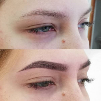 Коррекция и окрашивание бровей
                    Перукар-візажист Anastasia HV Одеса