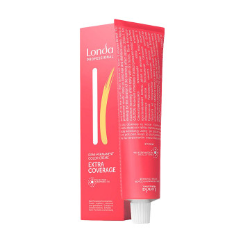 Інтенсивна тонувальна крем-фарба для сивого волосся Londa Professional Demi-Permanent Color Creme Extra-Coverage 7/07 Блонд натурально-коричневий, 60 мл
