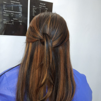 Колорування коричневий колір волосся, фото - Перукар-універсал Лариса Макаренко