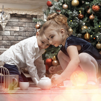 новогодняя фотосессия, детская фотосессия