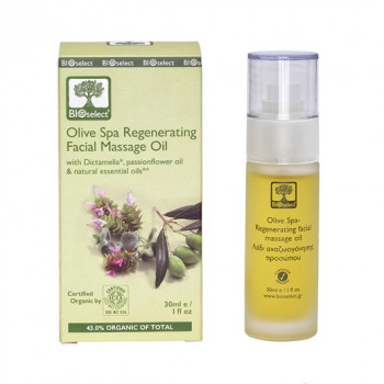 Олія для обличчя BIOselect Olive Spa Regenerating Facial Massage Oil, 30 мл