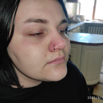 Тату Пирсинг носа  #Септум #пирсингноса #пірсинг #пирсингпоселоккотовского #пирсингнапоскотеодесса #пирсингпоскотодесск #, фото - Майстер з пірсингу Лілія Лі