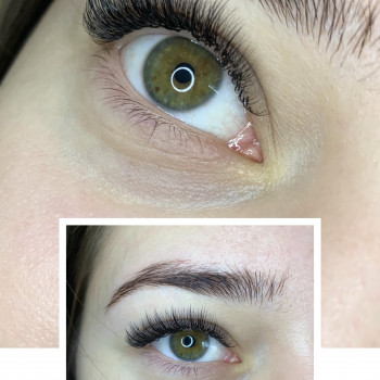 Объёмное наращивание + лучи