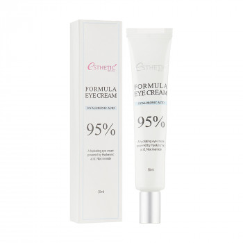 Зволожувальний крем для шкіри навколо очей Esthetic House Formula Eye Cream Hyaluronic Acid 95% з гіалуроновою кислотою та ніацинамідом, 30 мл