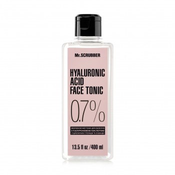 Тонік для обличчя Mr.Scrubber Hyaluronic Acid Face Tonic 0.7% з гіалуроновою кислотою, 400 мл