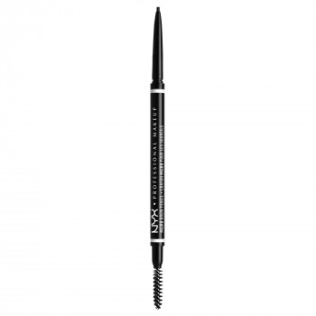 Олівець для брів NYX Professional Makeup Micro Brow Pencil зі щіточкою, 08 Black, 0.09 г