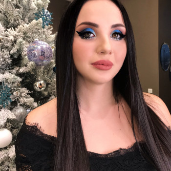 Новорічний макіяж для фотосесії зі стразами, фото - Салон краси Diamond Beauty Studio