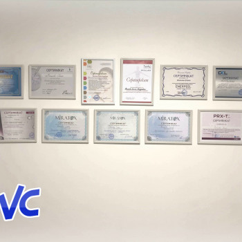 Дипломи косметолога Олени Волкової