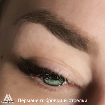 Пудренные брови