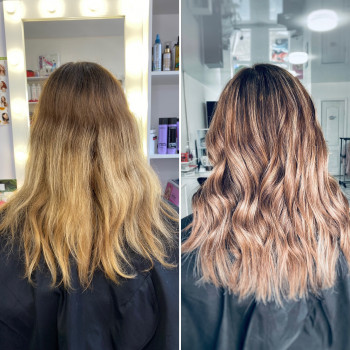 Коричневый цвет волос капучино, фото - Парикмахер-колорист Светлана Мищенко