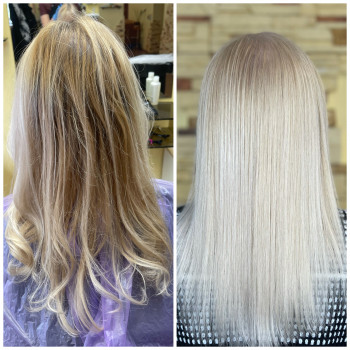 Исправление домашнего окрашивания