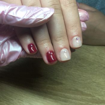 Комби-маникюр ( фото После)