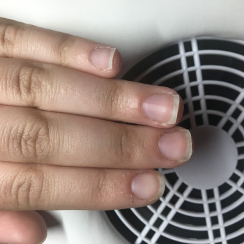 Комби-маникюр ( фото До)