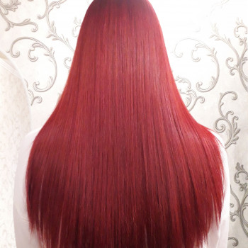 Красный цвет волос, фото - Парикмахер-колорист Стелла Калинина