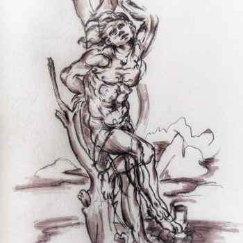 Тату мужские на руке эскиз, фото - Тату салон Britva Tattoo