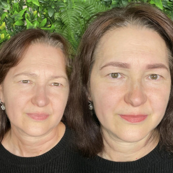 Перманентный макияж бровей.