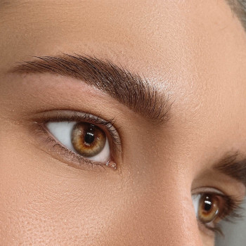 Моделирование+окрашивание бровей.