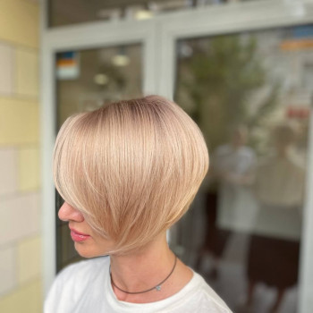 окрашивание, стрижка, укладка