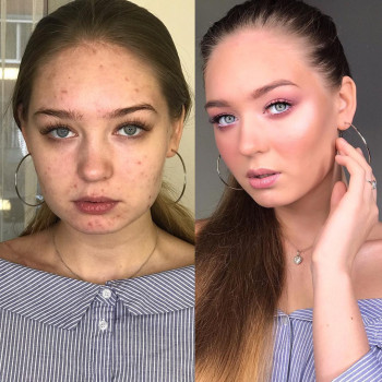 коррекция пробл. кожи, коктейльный макияж