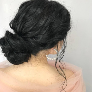 Весільна зачіска пучок низький, фото - Перукар Татьяна Сирко