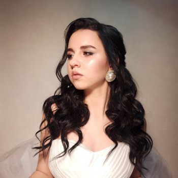 Весільна зачіска легкі зачіски на середнє волосся, фото - Перукар Татьяна Сирко