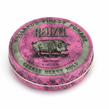 Помада для волос Reuzel pink heavy hold grease, 113 г