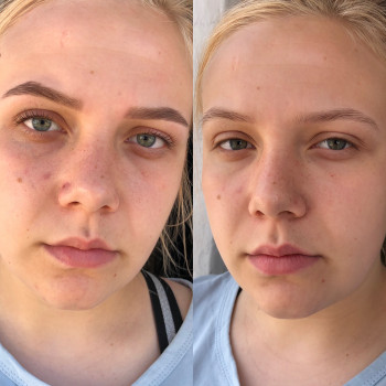 Коррекция и окрашивание бровей гель-краской Elan + ламиниров