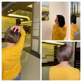 Выход из чёрного и стрижка - все за 1 день!