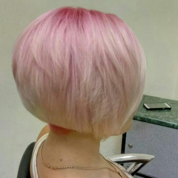 Боб каре и креативная покраска