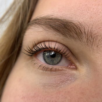 Ламинирование ресниц + окрашивание