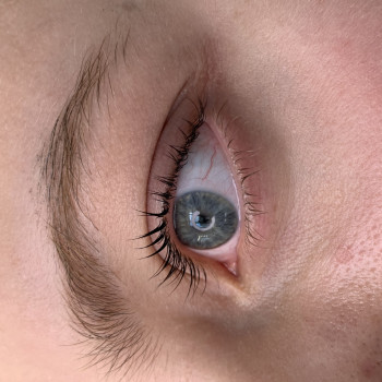 Ламинирование ресниц + окрашивание