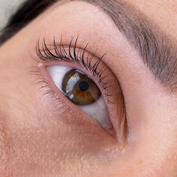 Ламинирование ресниц + окрашивание