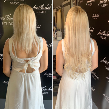 Нарощення волосся мікрокапсульне
                    Перукар-колорист Анна Хмельницький