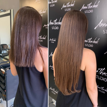 Нарощення волосся мікрокапсульне
                    Перукар-колорист Анна Хмельницький