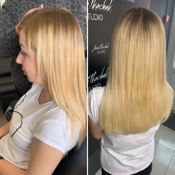 Нарощення волосся мікрокапсульне
                    Перукар-колорист Анна Хмельницький