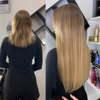 Нарощення волосся мікрокапсульне
                    Перукар-колорист Анна Хмельницький