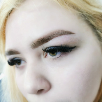 Бровки в техніці елітний градієнт