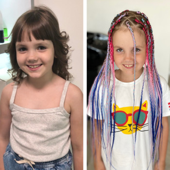 Детские афрокосички. Афрокосички деткам
                    Перукар Надежда Київ