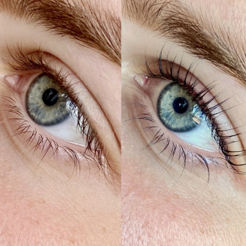 Ламинирование и окрашивание ресниц