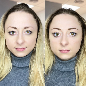 Перманентный макияж бровей