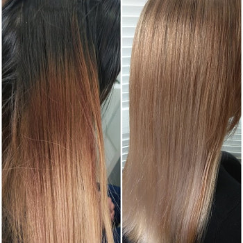 исправление домашнего окрашивания