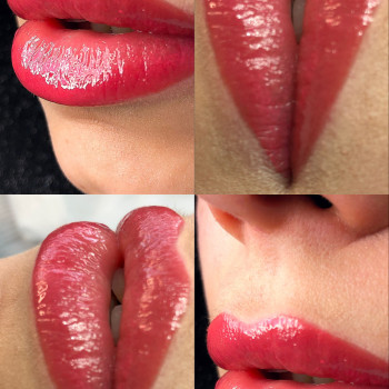 Акварельные губы