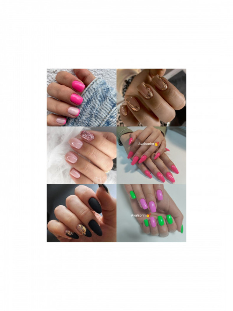 Наращивание ногтей гелем, укрепление ногтей гелем, коррекция, фото - Мастер маникюра Мирослава Савин