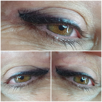 Перманентний макіяж стрілок з ростушовкою