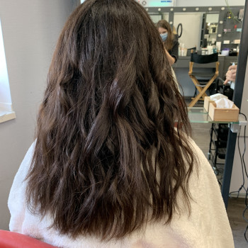 Укладка «пляжные волны», фото - Визажист Дарья Рудая