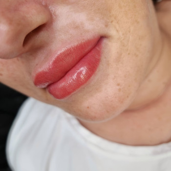 Помадный эффект