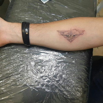 тату Мініатюра літак