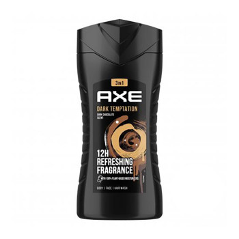 Гель для душу 3 в 1 Axe Dark Temptation All Day Fresh, чоловічий, 250 мл