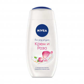 Гель-догляд для душу NIVEA Троянда та мигдальна олія, 250 мл